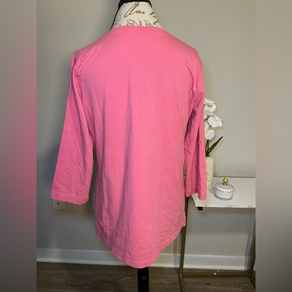 Pink Embroidered Women's Top - Picture 2 of 6